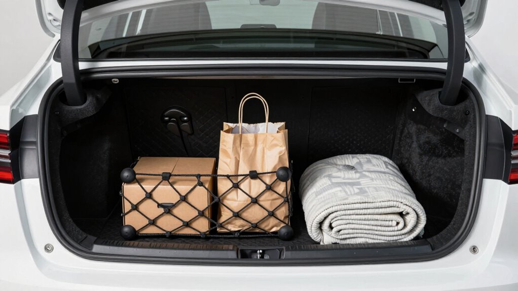 securely organize trunk contents