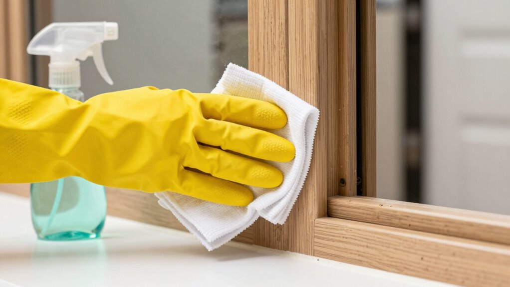simple door jamb cleaning