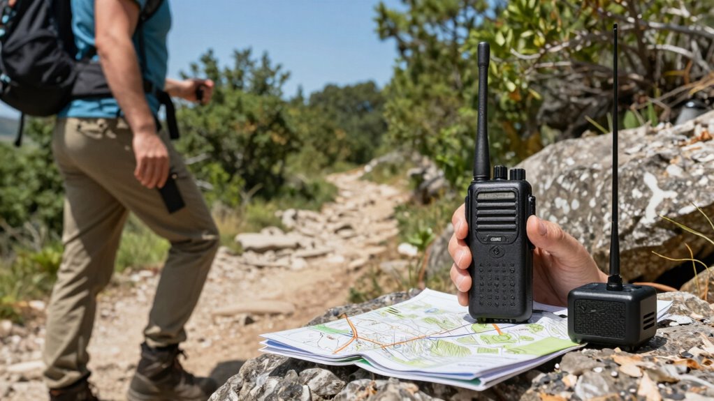 trail communication antenna choice