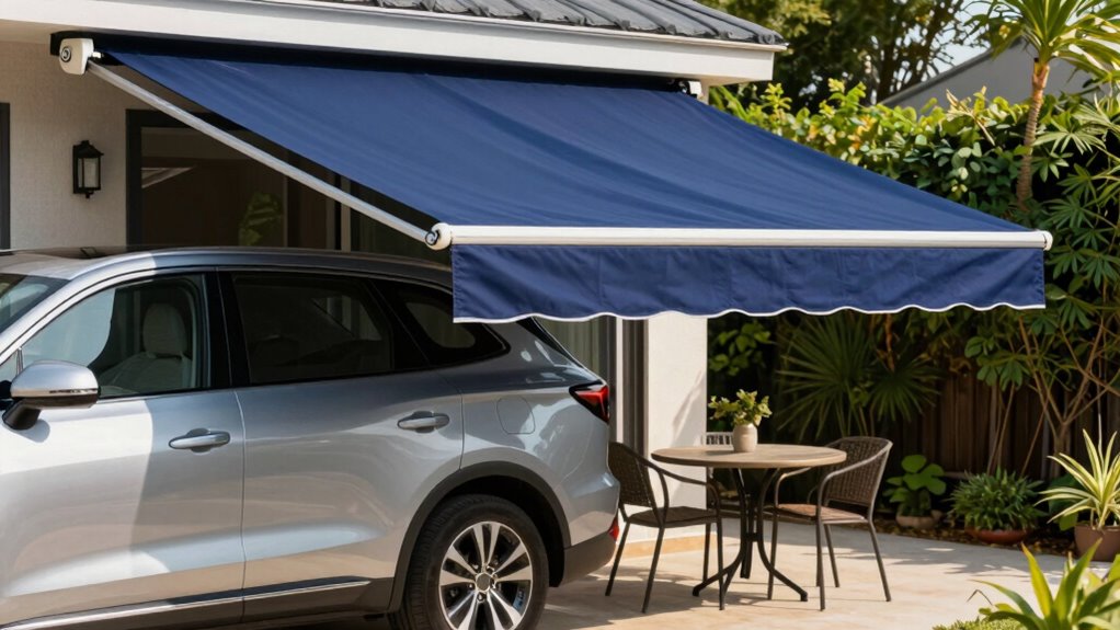 vehicle awning room considerations