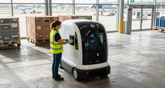Brussels Airport Tests Autonomous Electric Cargo Vehicle