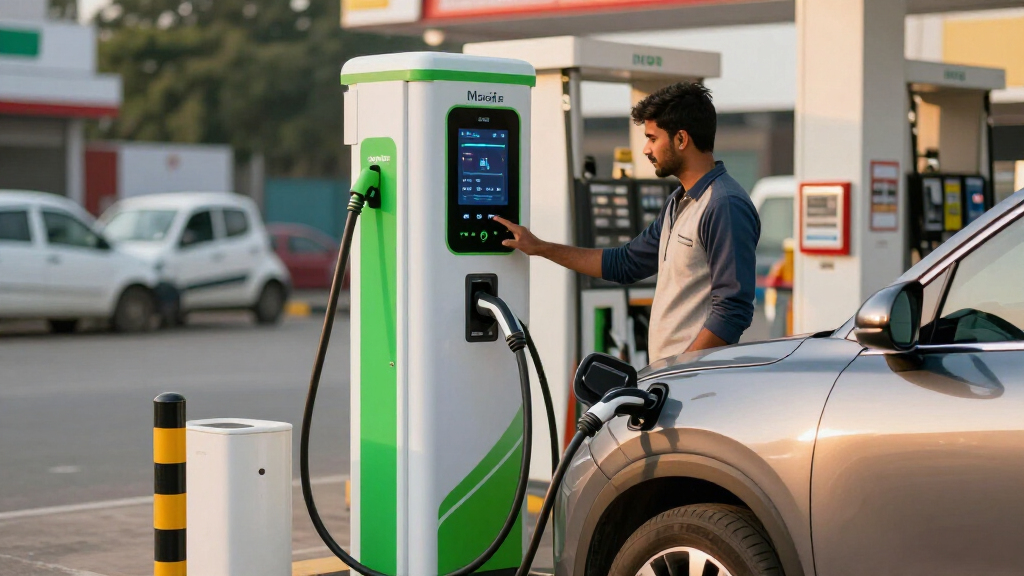 Mahindra’s Charge_iN Network Expands And Opens First EV Station With HPCL