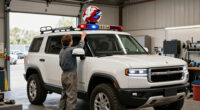 Rivian Turned An R1S Into A Ghostbusters Ecto-1—Sirens, Radar Dish, And All. It Rules
